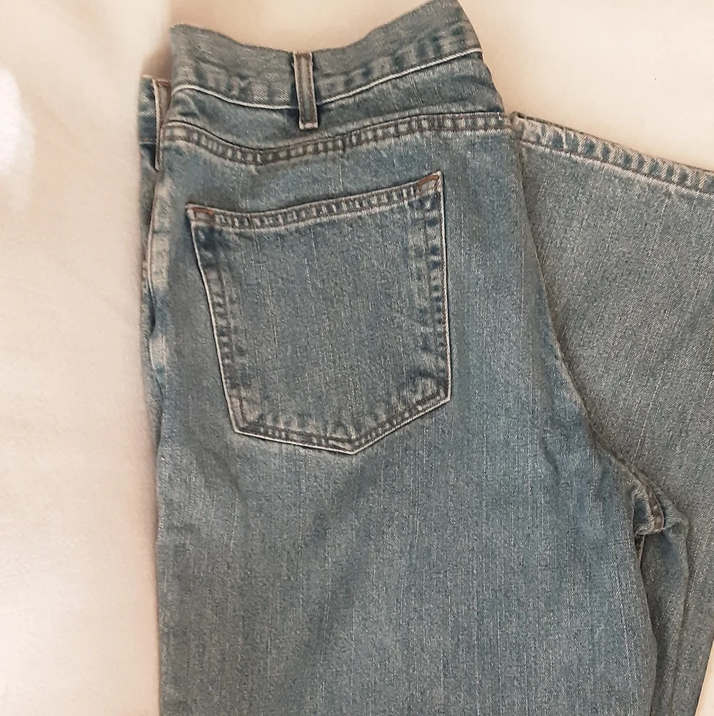 TWO Pair Of Eddie Bauer Classic Blue Denim Jeans - Picture 8 of 15